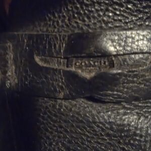 Coach Black Leather Bag